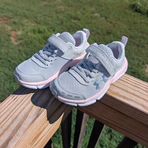 Under Armour Kids' Sneakers in Gray and Pink